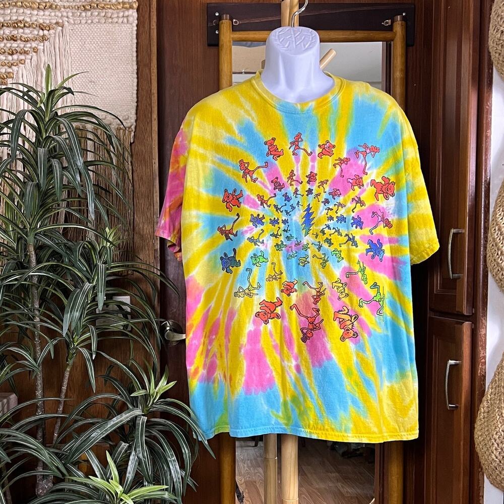 Colortone Grateful Dead & Co Summer Tour 2019 Shirt 2XL Swirl Tie Dye Tour Dates